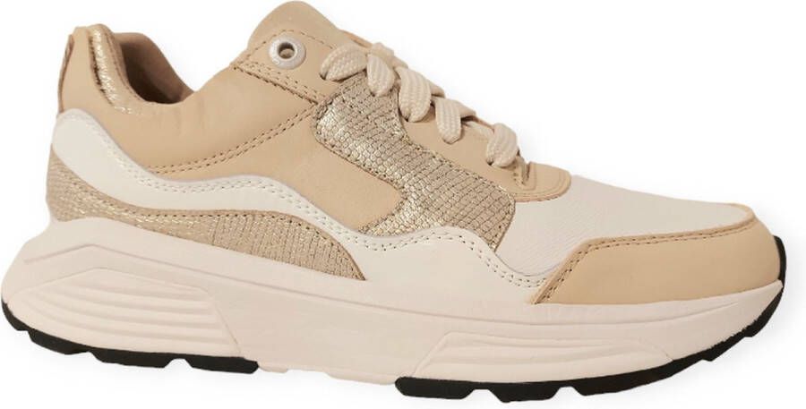 XSENSIBLE Lage Sneakers Dames 33000.3 Maat: 40 Materiaal: Suède Kleur: Beige