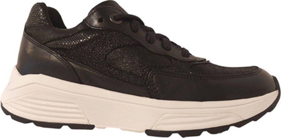 Xsensible PONTE VECCHIO 33002.5.4.001 Zwarte Next Generation Stretchwalker sneakers wijdte G