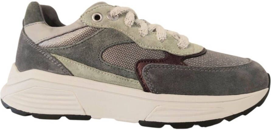Xsensible Stretchwalker Sneaker Ponte Vecchio 33002.5.896 G Grijs Groen Combi