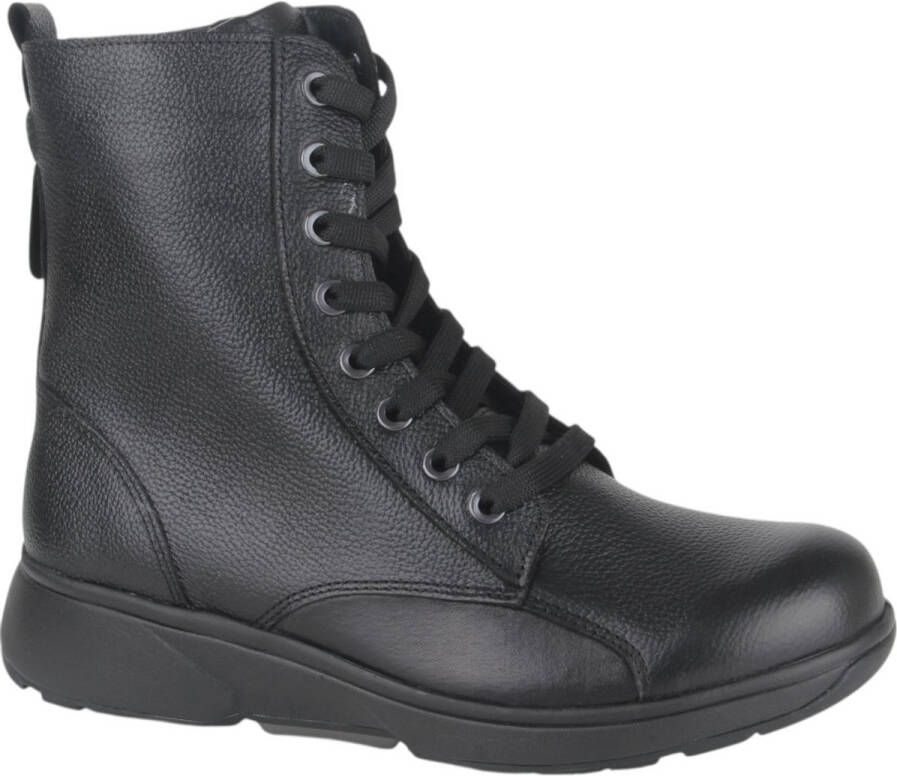 XSENSIBLE Hoge Sneakers Dames Asti Maat: 40 Materiaal: Leer Kleur: Zwart