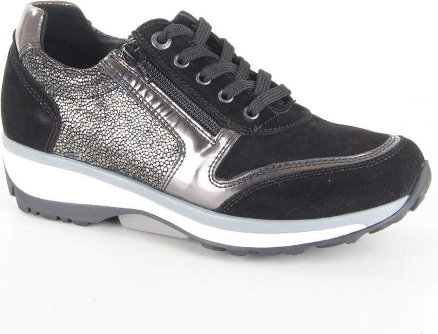 Xsensible 30103.2 006 Black Fantasy G-Wijdte Veterschoenen