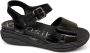 Xsensible Stretchwalker Xsensible 30312.5 001 H Skala Black-sandalen - Thumbnail 1