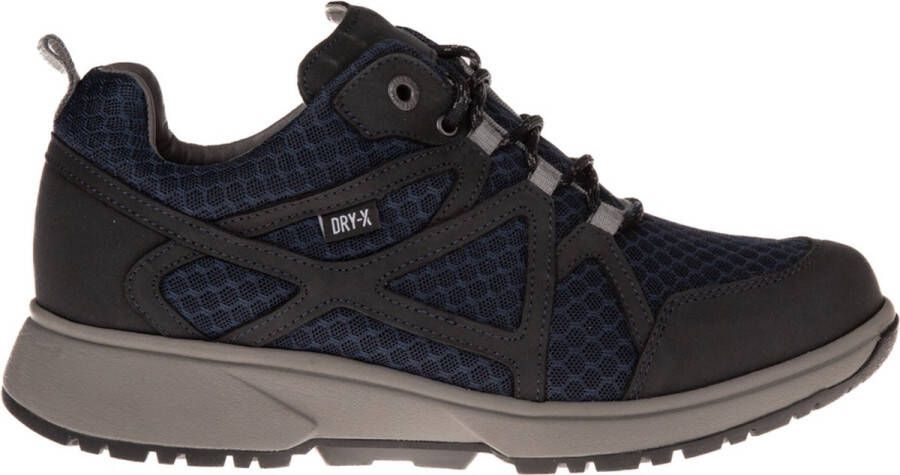 Xsensible 40407.5 Abo Hiking Men Navy H-Wijdte Veterschoenen