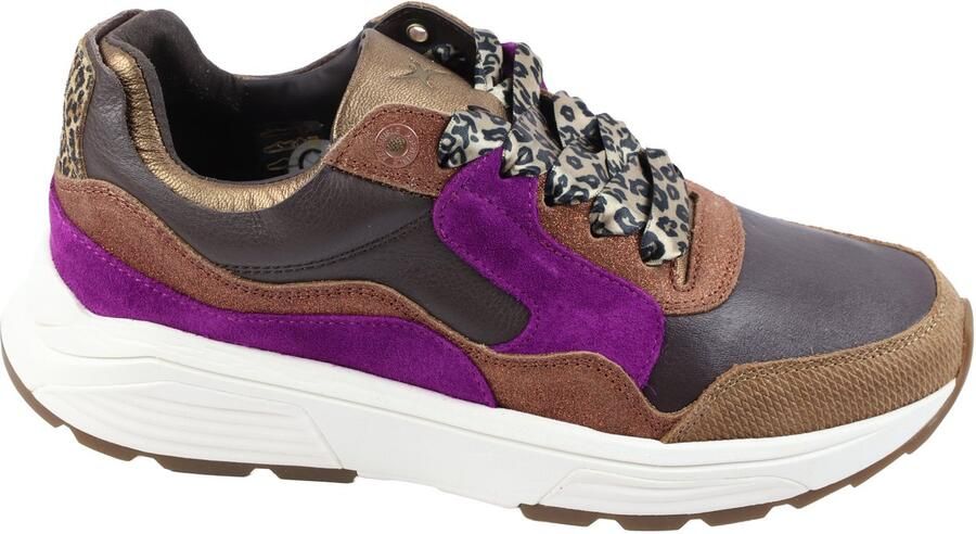 Xsensible-stretchwalker Gold.Gate 33000 Sneakers bruin kombinatie
