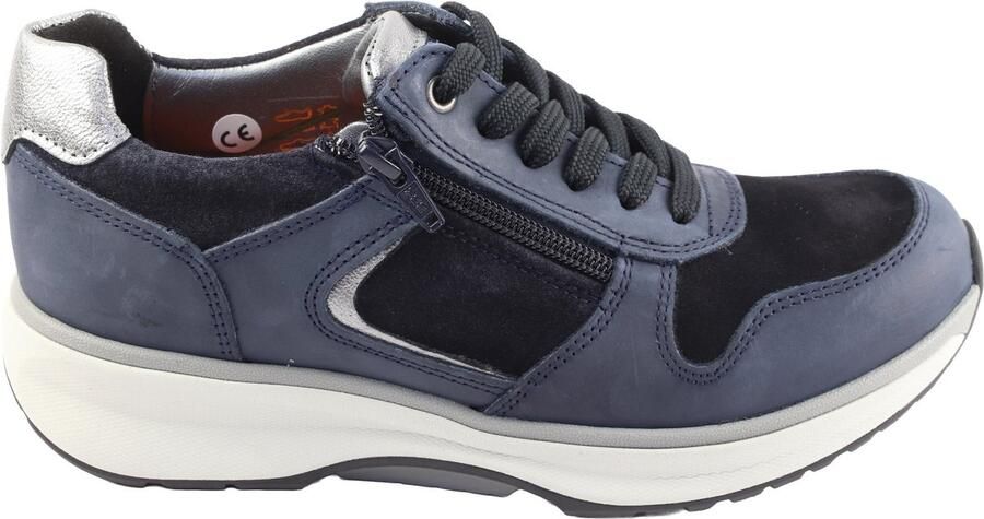 Xsensible-stretchwalker New Jersey 30150 Sneakers blauw nubuck suede