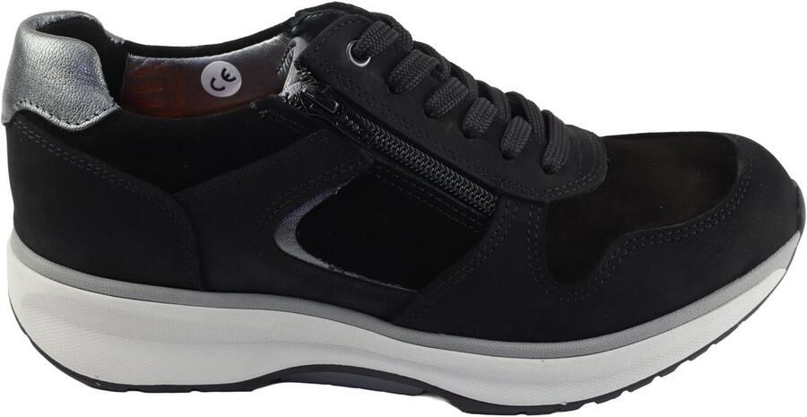 Xsensible-stretchwalker New Jersey 30150 Sneakers zwart nubuck suede
