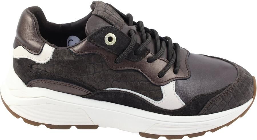 Xsensible-stretchwalker Rainbow 33011 Sneakers donker bruin