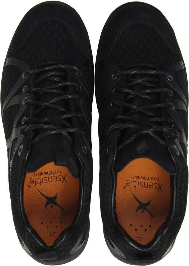 Xsensible Vrouwen Suède Lage sneakers Damesschoenen 40202.5 Zwart - Foto 6