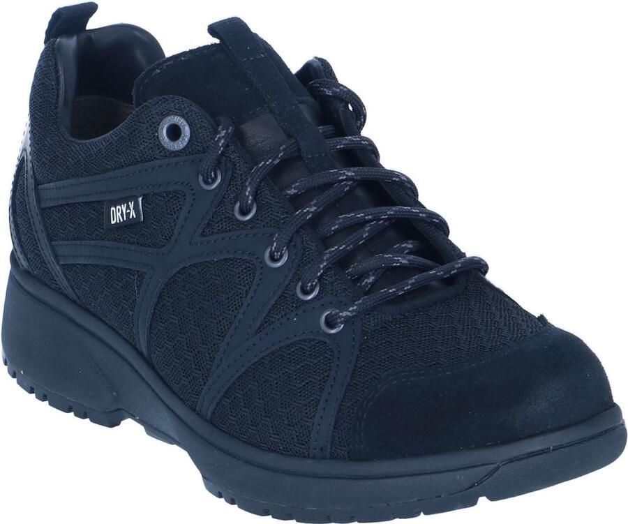 Xsensible Vrouwen Suède Lage sneakers Damesschoenen 40202.5 Zwart - Foto 4