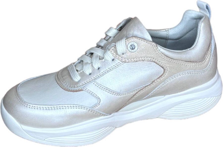 Xsensible Dames Veterschoenen Swx19 Soft Pearl Combi Beige