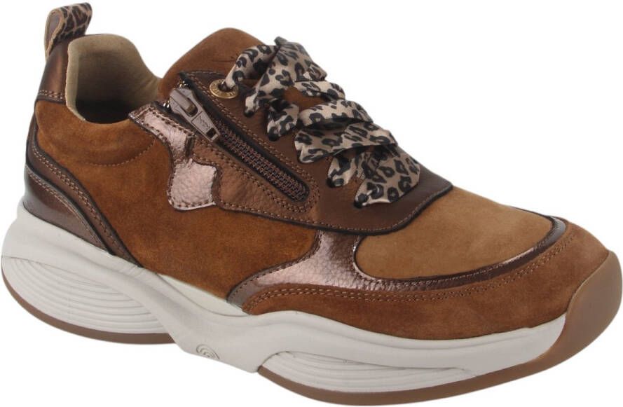 Xsensible 32005.2.370-HX dames veterschoenen sportief (7) bruin