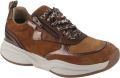 Xsensible 32005.2.370-HX dames veterschoenen sportief (7) bruin - Beige