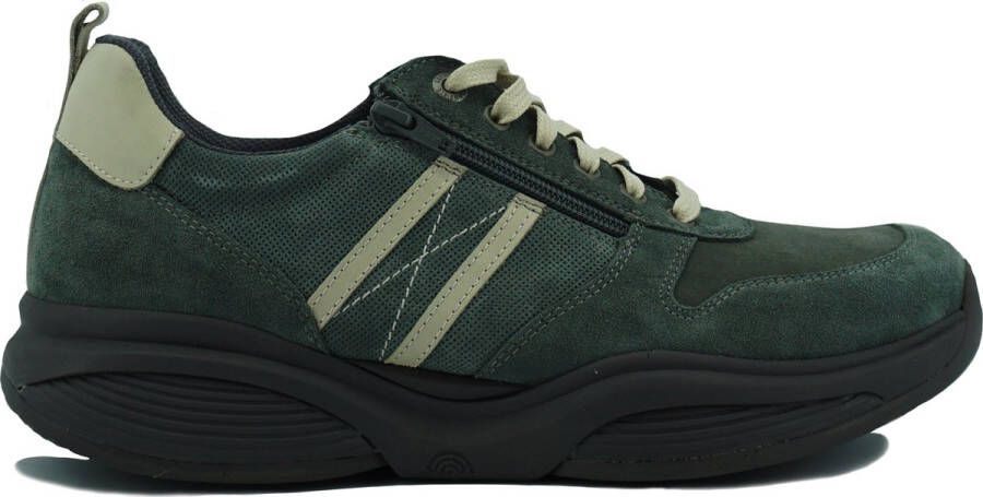 Xsensible Mannen Nubuck Lage sneakers Herenschoenen 30073.2 Groen