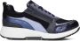 XSENSIBLE Lage Sneakers Dames Valletta Maat: 40 Materiaal: Leer Kleur: Blauw - Thumbnail 1