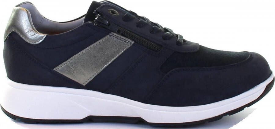 Xsensible Vrouwen Nubuck Lage sneakers Damesschoenen 30201.2 nub Blauw