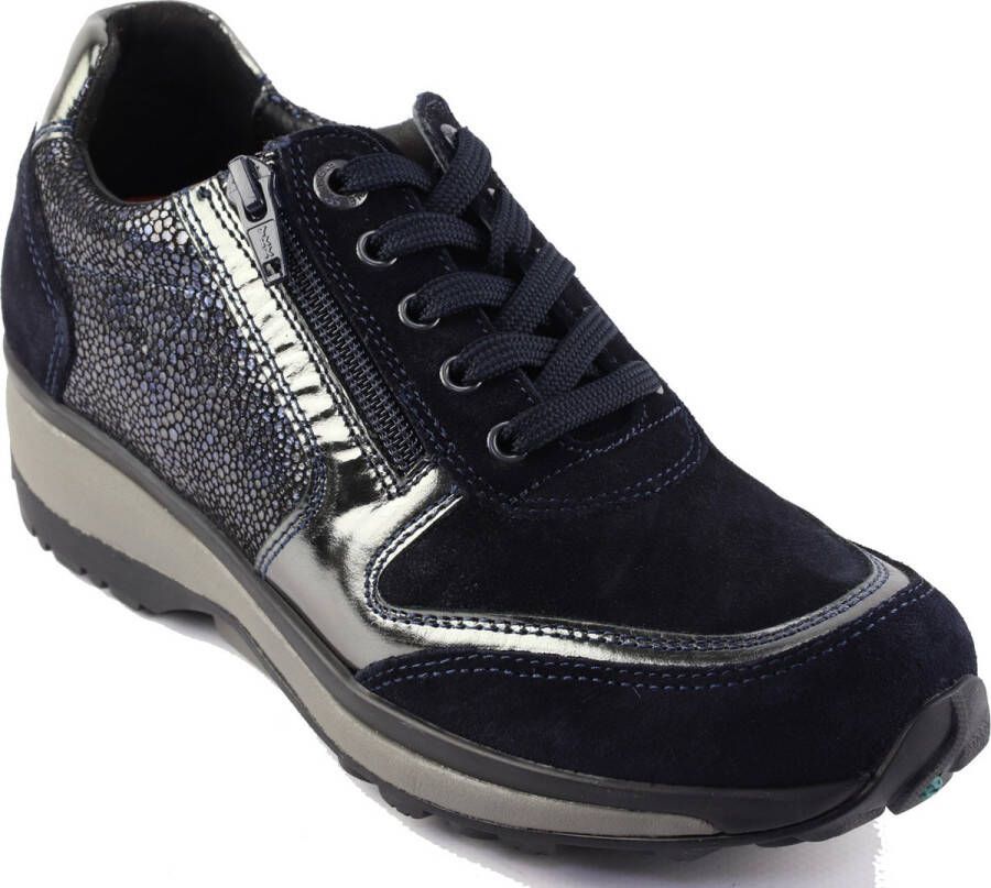 Xsensible 30103.2 Wembley 269 Navy Fantasy G-Wijdte Veterschoenen