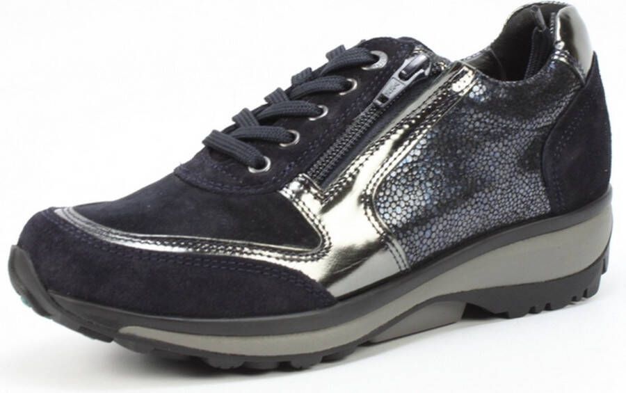 Xsensible 30103.2 Wembley 269 Navy Fantasy G-Wijdte Veterschoenen