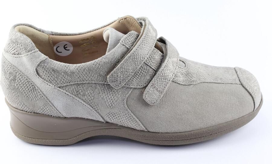 Xsensible 10027.2 Lucia 501 Taupe H-Wijdte Klittenbandschoenen - Foto 4