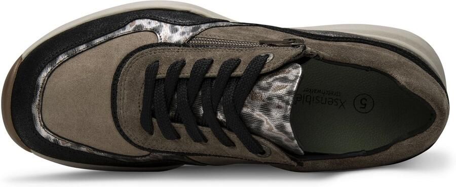 Xsensible Sneakers laag 'Sneaker Low n 30085.2.040 Echtleder in schwarz' grijs - Foto 3
