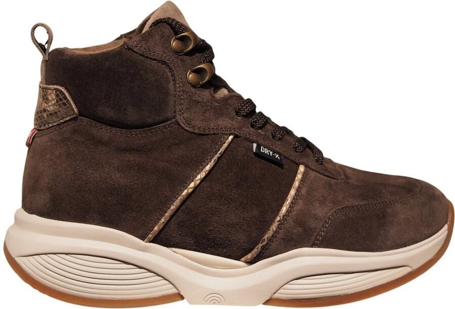Xsensible SWX31 donkerbruine suède veterboots