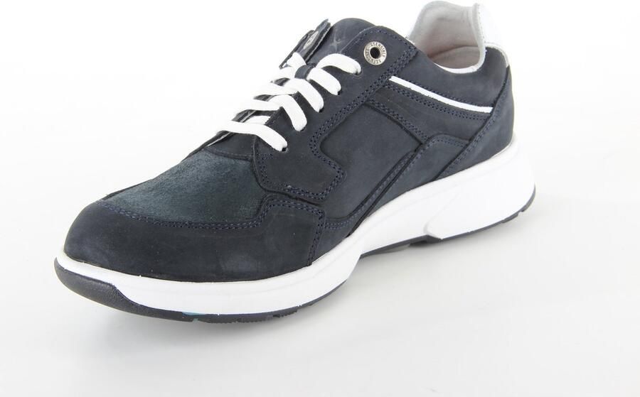 Xsensible ZURICH 30406.2.220 Blauwe stretchwalker heren sneakers wijdte H - Foto 7