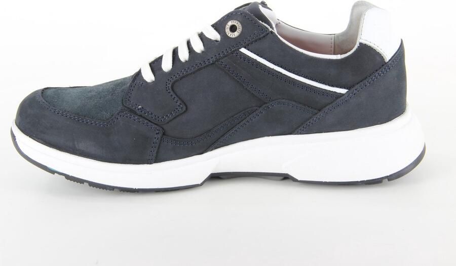 Xsensible ZURICH 30406.2.220 Blauwe stretchwalker heren sneakers wijdte H - Foto 9