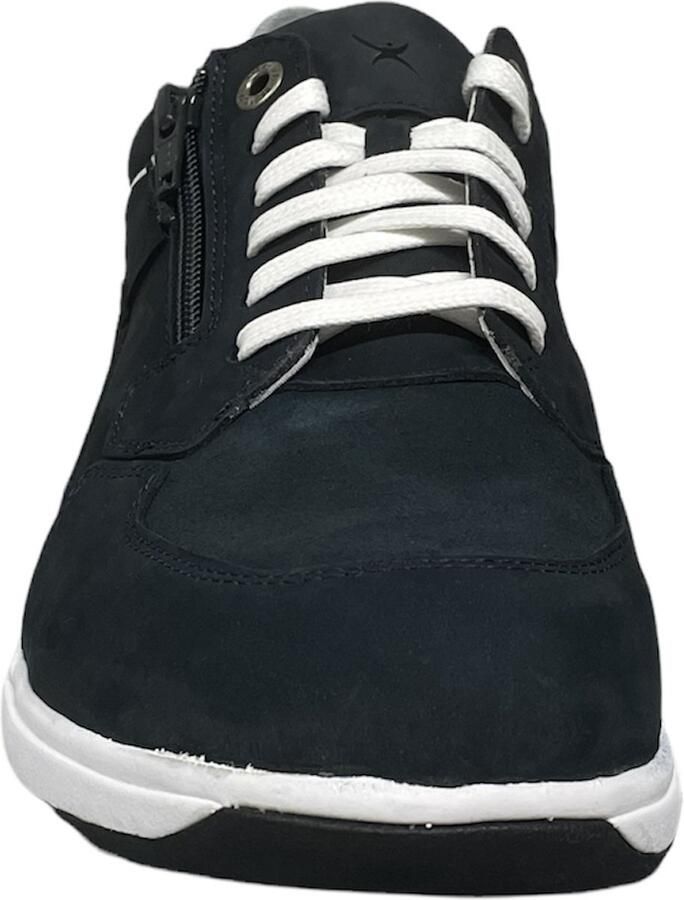 Xsensible ZURICH 30406.2.220 Blauwe stretchwalker heren sneakers wijdte H - Foto 2