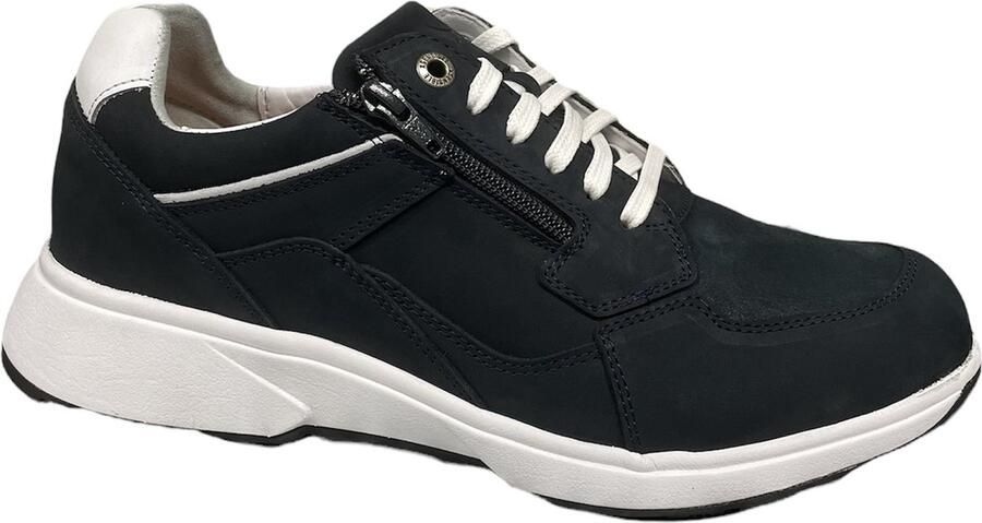 Xsensible ZURICH 30406.2.220 Blauwe stretchwalker heren sneakers wijdte H - Foto 12