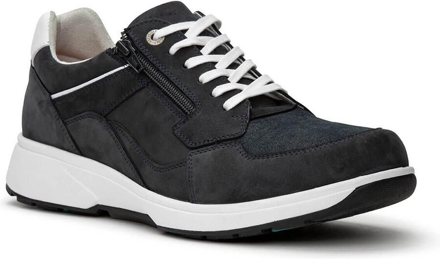 Xsensible ZURICH 30406.2.220 Blauwe stretchwalker heren sneakers wijdte H - Foto 8