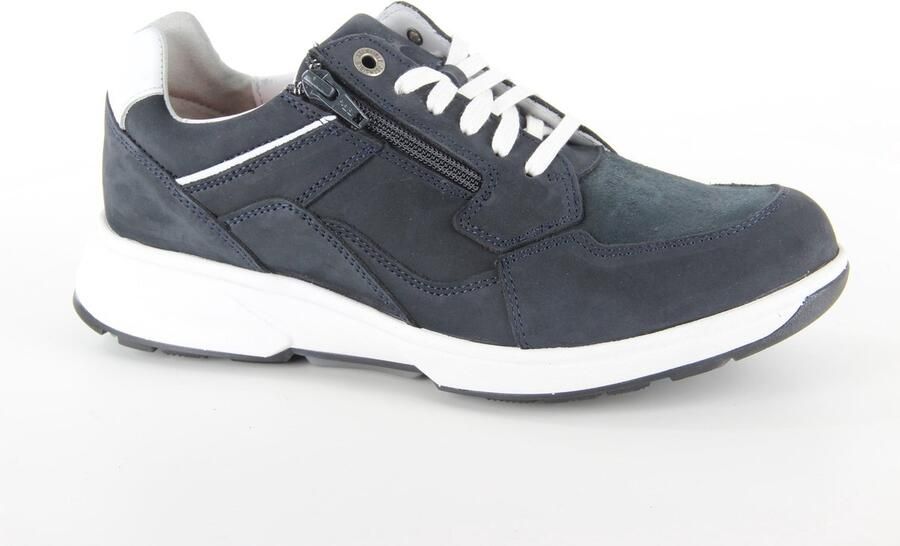 Xsensible ZURICH 30406.2.220 Blauwe stretchwalker heren sneakers wijdte H - Foto 8