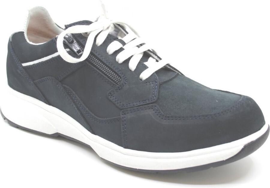 Xsensible ZURICH 30406.2.220 Blauwe stretchwalker heren sneakers wijdte H - Foto 4