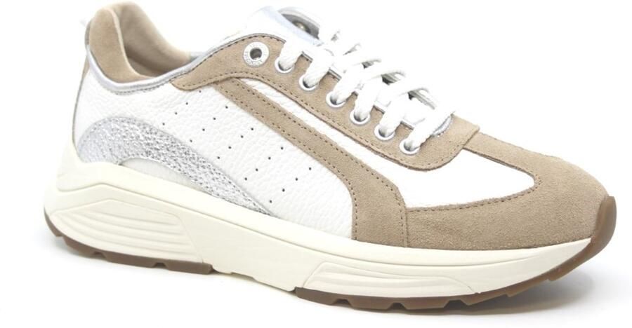 Xsensible Dames Veterschoenen Bailey Combi G Taupe