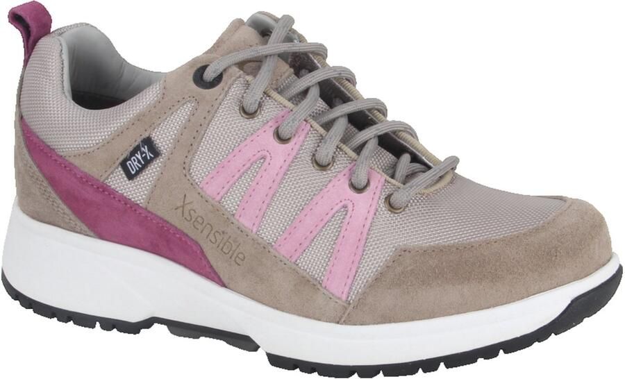 Xsensible Bodo 40208.5.530 Taupe combi lage wandelschoen