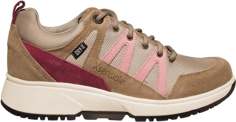 Xsensible Bodo 40208.5.530 Taupe combi lage wandelschoen