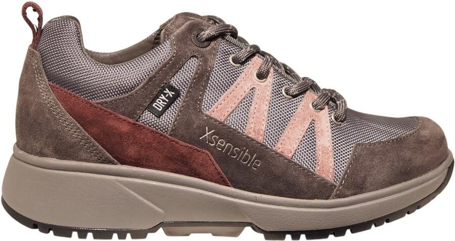 Xsensible Bodo grijze dames wandelschoenen