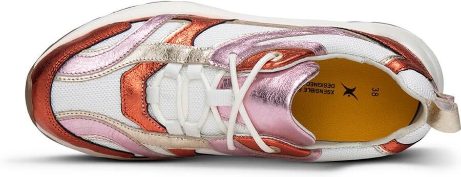 XSENSIBLE Lage Sneakers Dames Brooklyn Women Maat: 37 Materiaal: Leatherlook