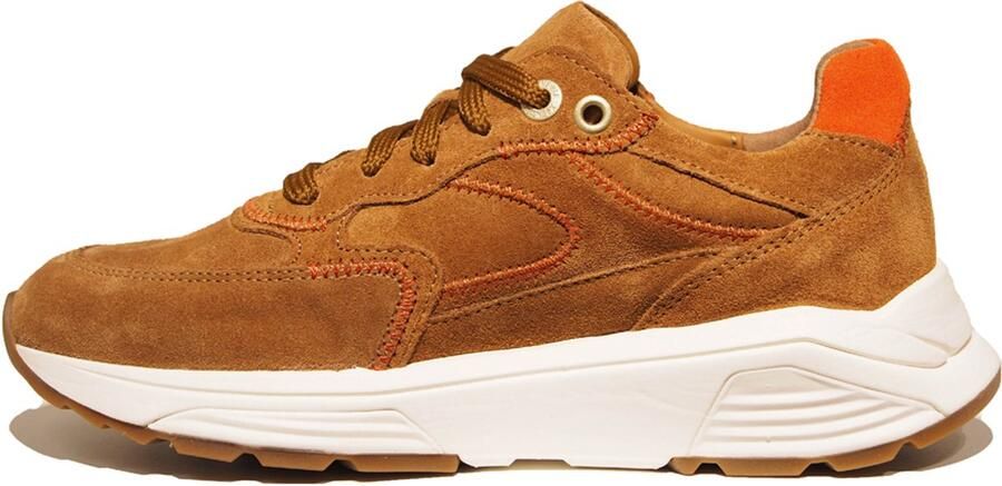 Xsensible bruine suède dames sneakers Ponte Vecchio