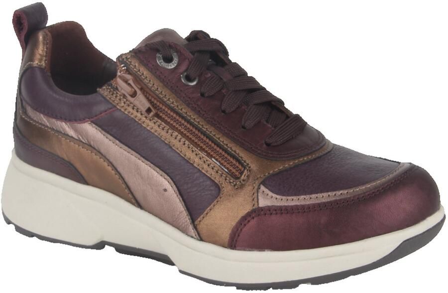 Xsensible -Dames aubergine sneakers