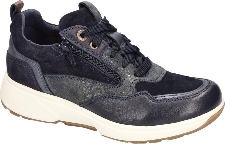 XSENSIBLE Lage sneakers Dames Grenoble Leer Blauw - Foto 3