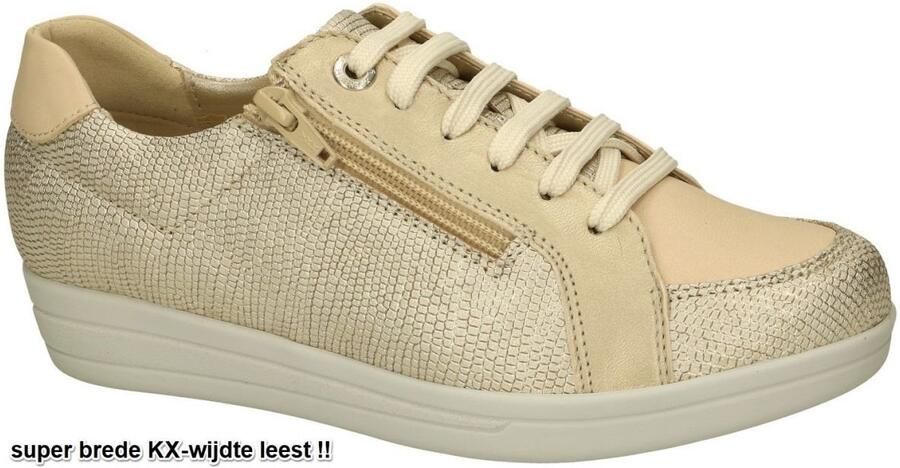 Xsensible -Dames goud sneakers