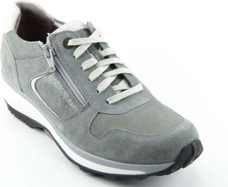 Xsensible Stretchwalker Dames Sneakers in Suede (Groen) - Foto 2