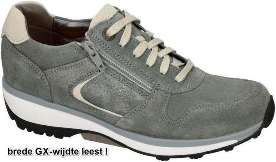 Xsensible Stretchwalker Dames Sneakers in Suede (Groen) - Foto 5
