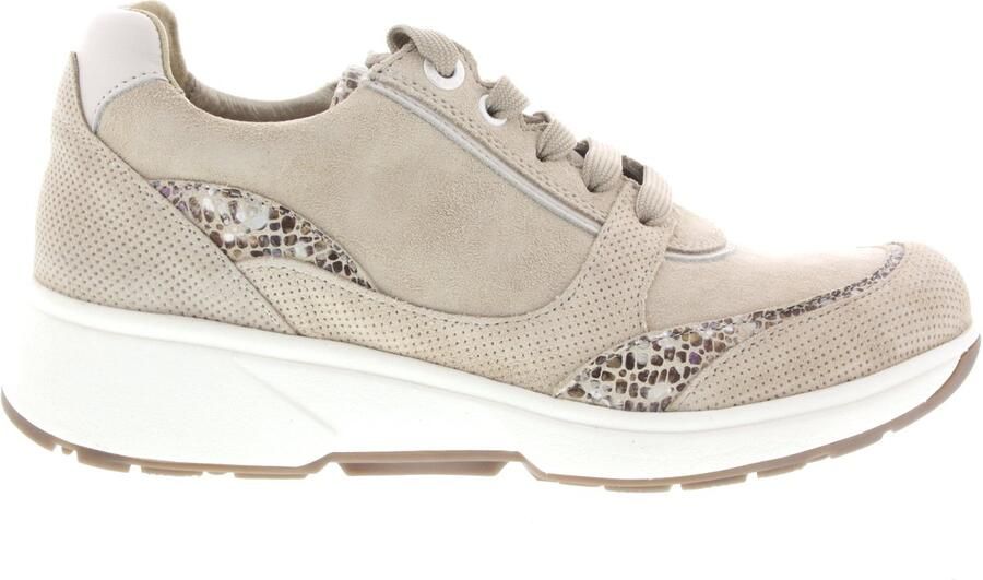 Xsensible Dames Veterschoenen Andorra Sand Combi Hx Zand