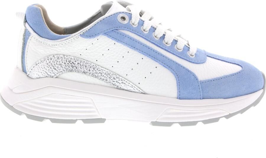 Xsensible Dames Veterschoenen Bailey Light Blue Combi G Lichtblauw