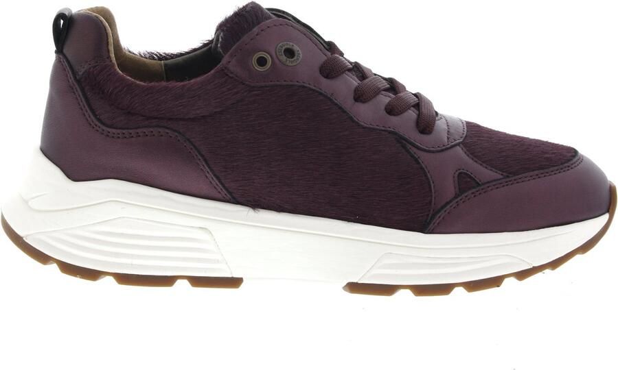 XSENSIBLE Lage Sneakers Dames Chain Ponyhair Rood - Foto 2