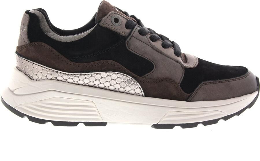 Xsensible Dames Veterschoenen Golden Gate Lady Darkbrown Donkerbruin - Foto 3