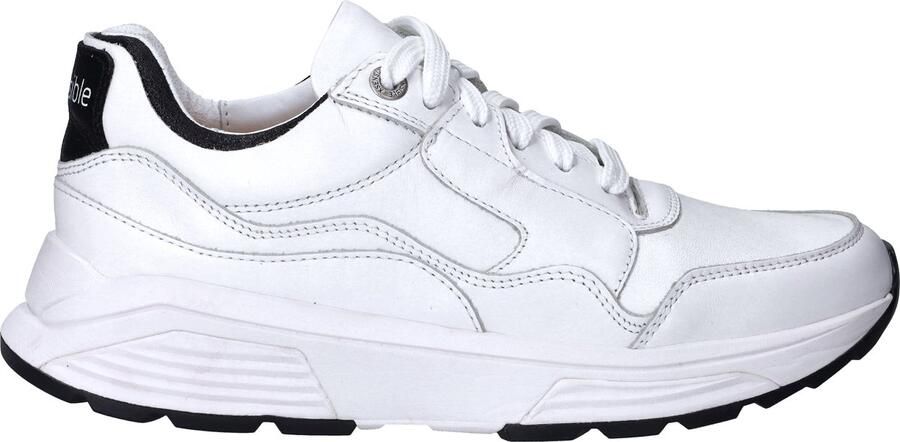 Xsensible Witte sneaker met stretch gevormd voetbed en verharde hiel White Dames - Foto 5