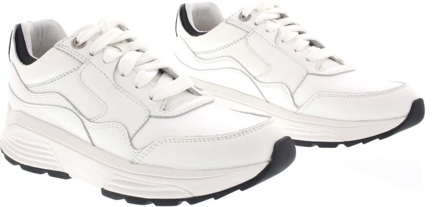 Xsensible Witte sneaker met stretch gevormd voetbed en verharde hiel White Dames - Foto 8