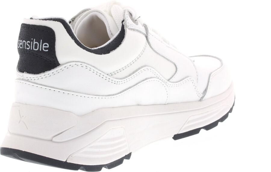 Xsensible Witte sneaker met stretch gevormd voetbed en verharde hiel White Dames - Foto 7