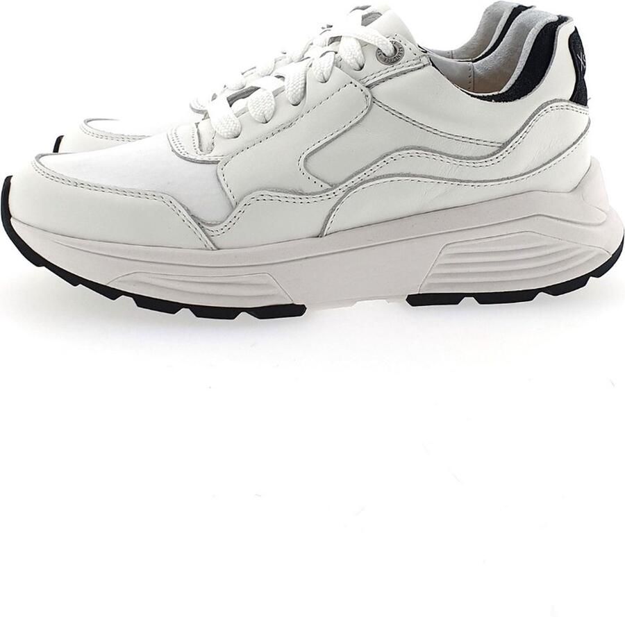 Xsensible Witte sneaker met stretch gevormd voetbed en verharde hiel White Dames - Foto 4